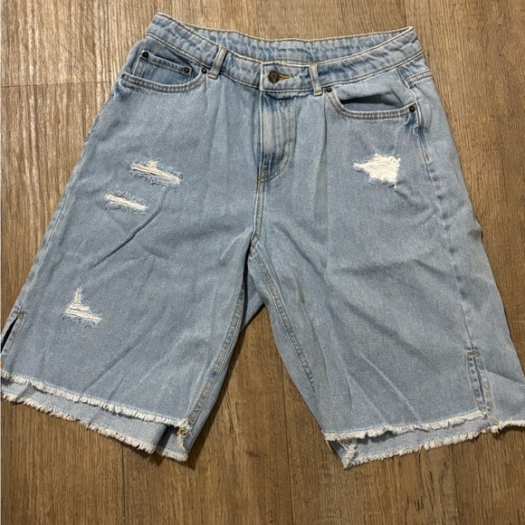 future collective Pants - Future Collective distressed baggy jeans shorts size 8
